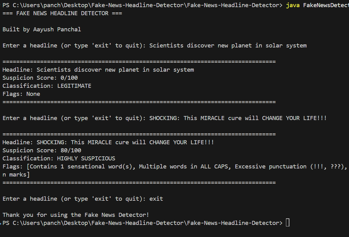 Fake-News-Headline-Detector