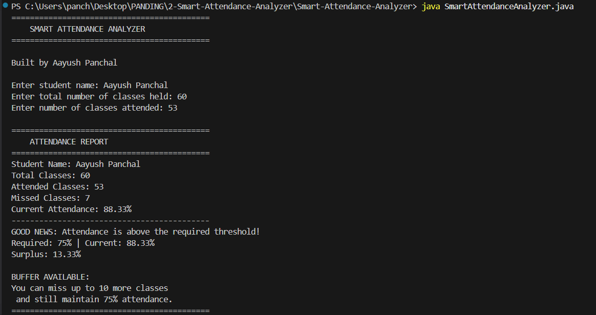 Smart-Attendance-Analyzer