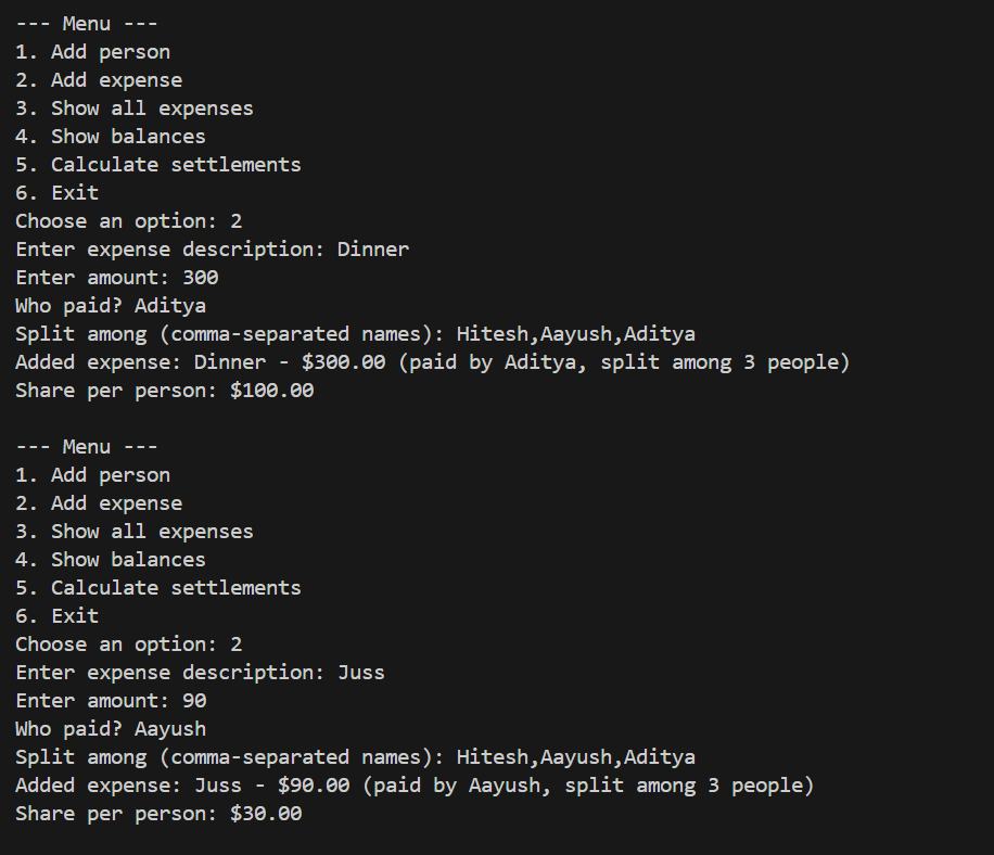 Smart-Expense-Splitter